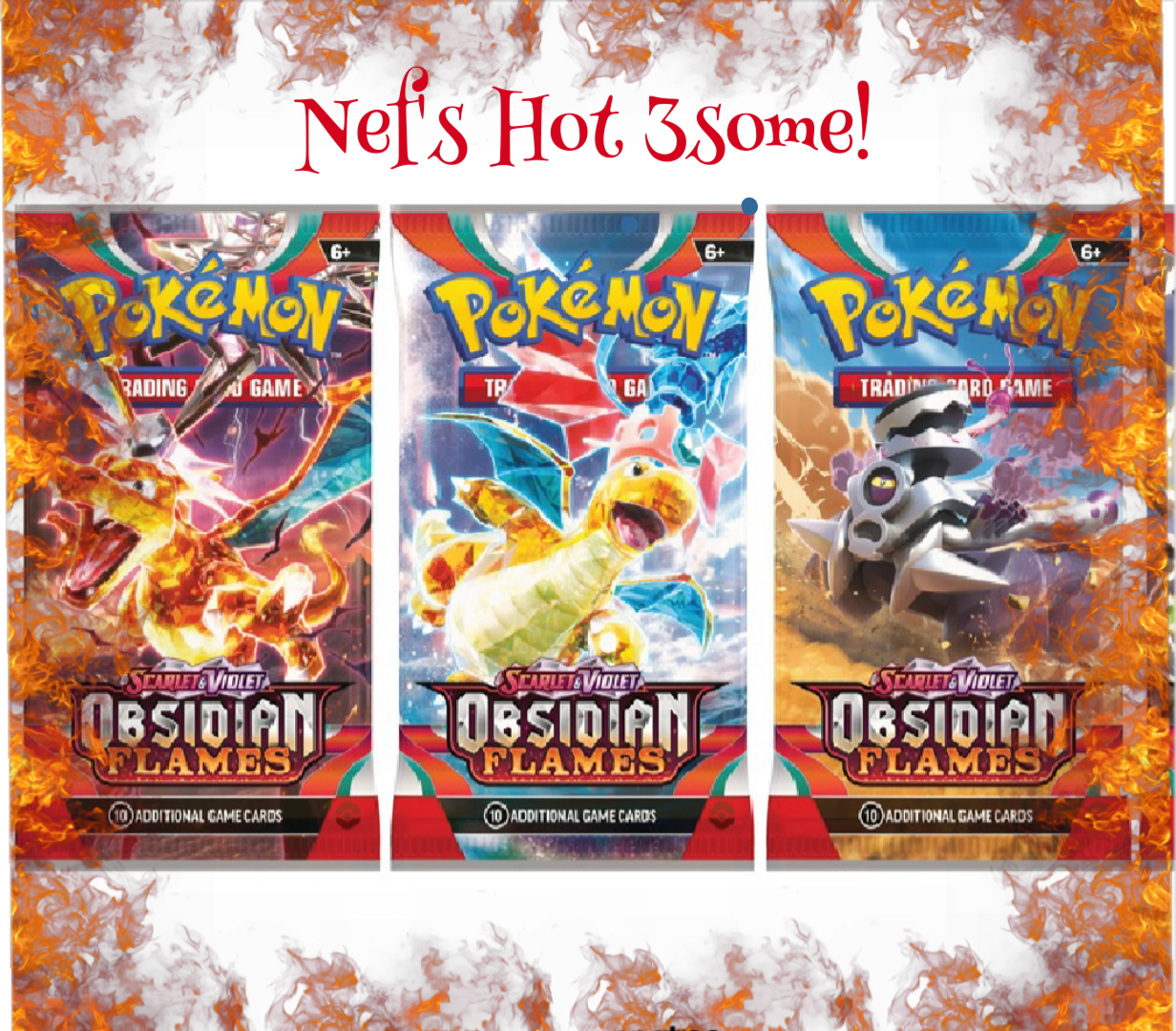 Obsidian Flames Booster Packs x3 (Hot Deal)